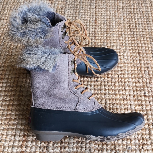 Sperry Top Sider fur and fleece waterproof boots - Picture 4 of 13